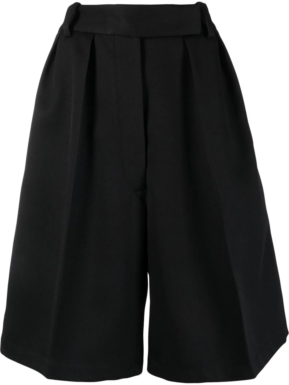 

Raf Simons A-line tailored shorts - Black