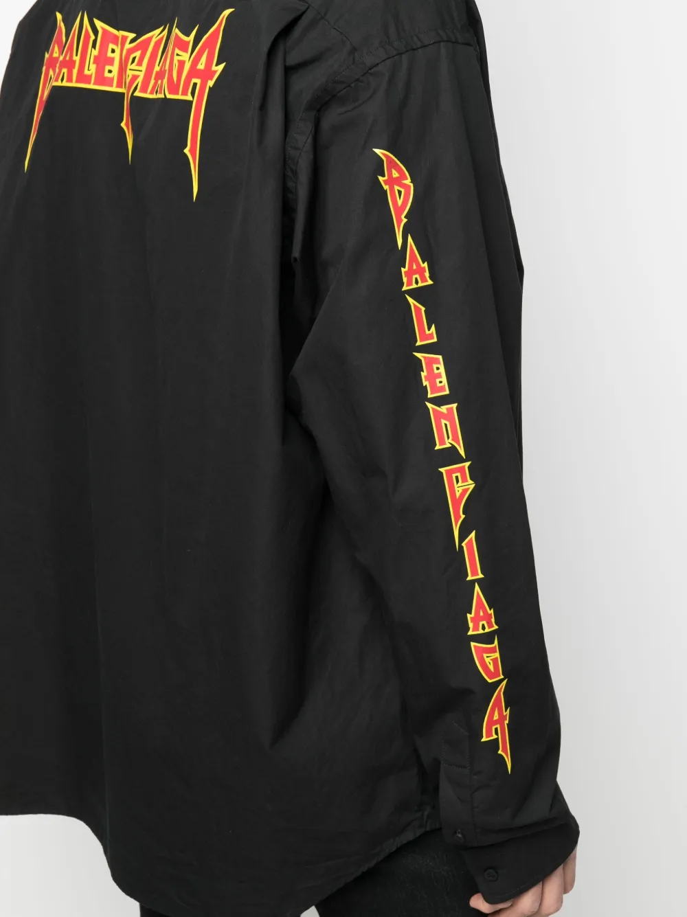 balenciaga button down t shirt