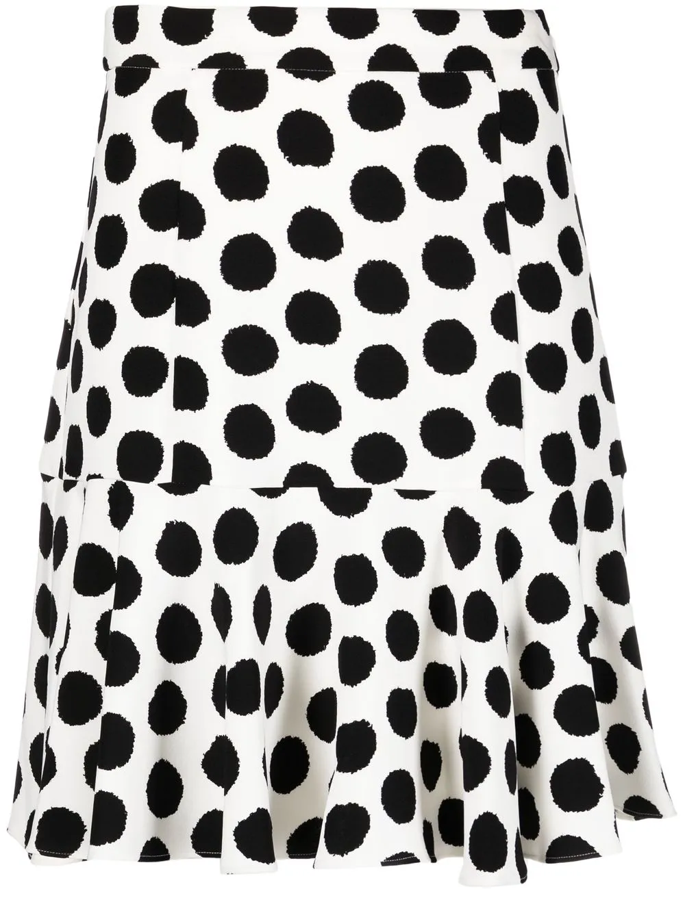 

DVF Diane von Furstenberg falda midi Wendy Abstract - Negro