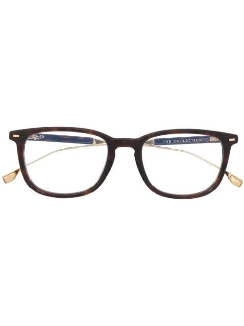 BOSS square-frame optical glasses