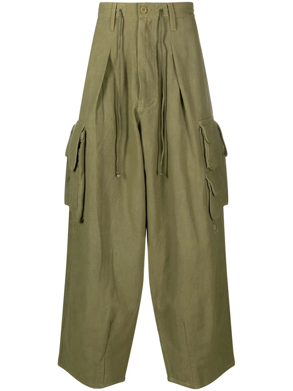 Story Mfg. Loose-fit Cargo Trousers In Green | ModeSens