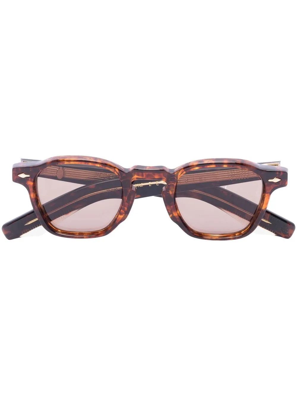 

Jacques Marie Mage tortoise square-frame sunglasses - Brown