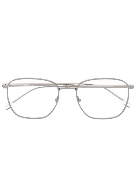 BOSS metallic-frame design glasses