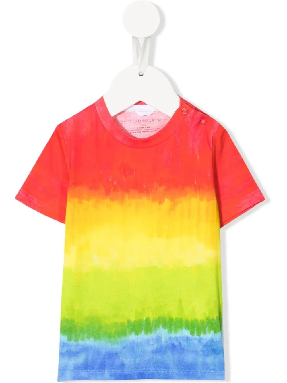 

Stella McCartney Kids playera a rayas multicolor - Amarillo