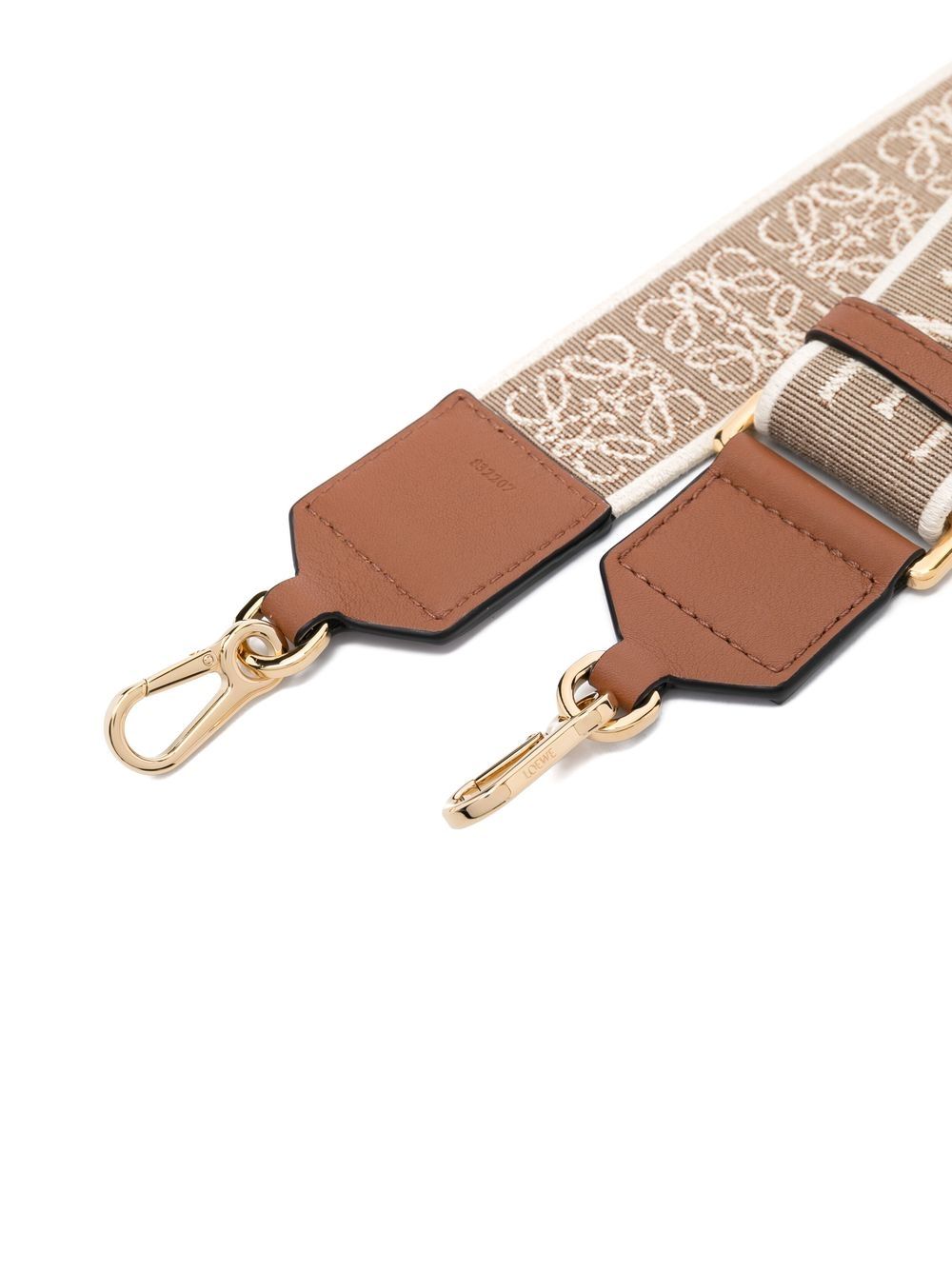 LOEWE Anagram schouderband met logo - Beige