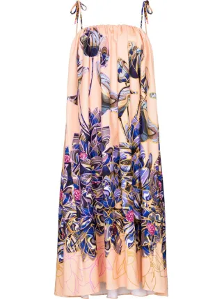 Kikas printed 2024 midi dress