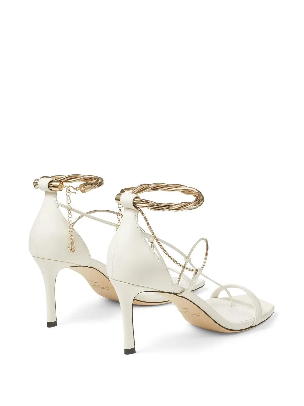 Jimmy Choo Oriana 75mm レザーサンダル - Farfetch
