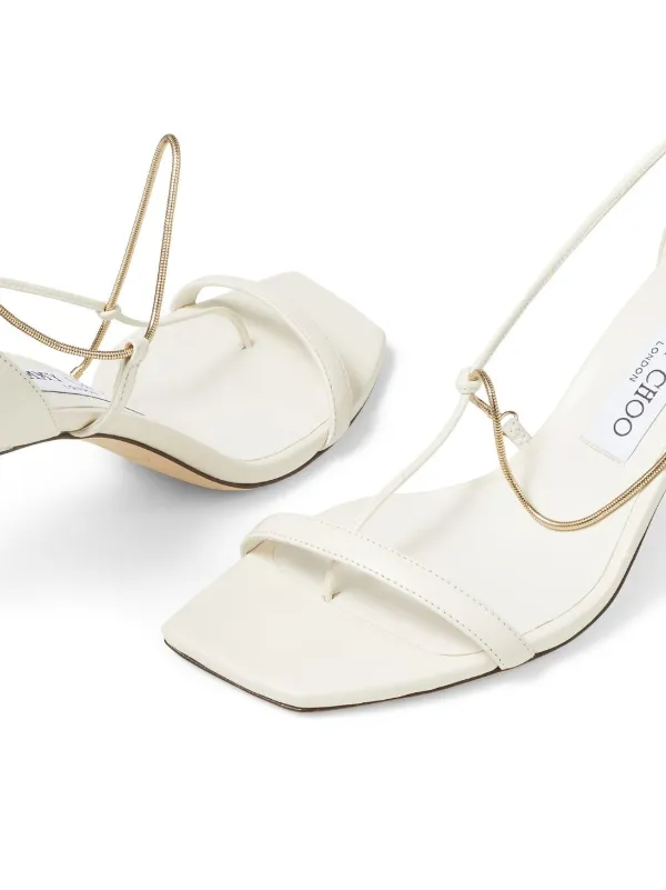 Jimmy Choo Oriana 75mm レザーサンダル - Farfetch