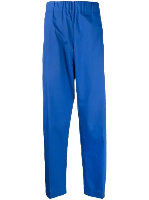 Laneus straight-leg cotton trousers