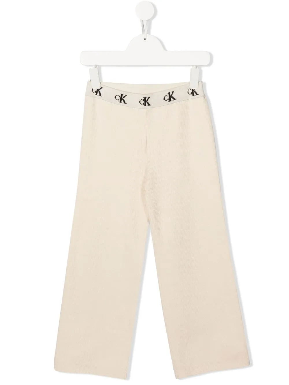 

Calvin Klein Kids pantalones con logo en la pretina - Neutro