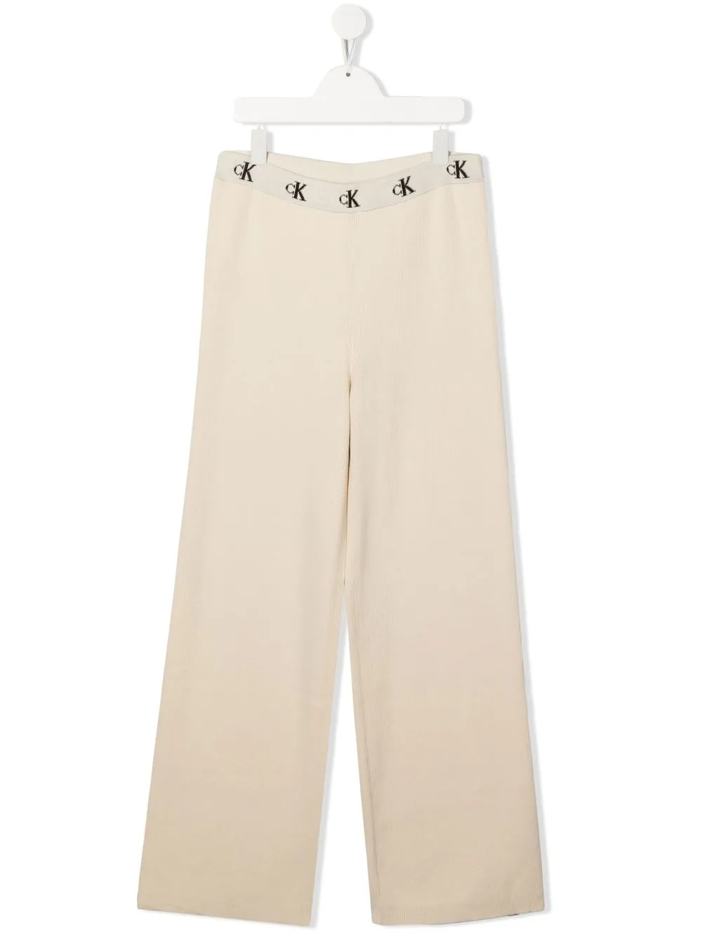 

Calvin Klein Kids pantalones rectos con bolsillos - Neutro