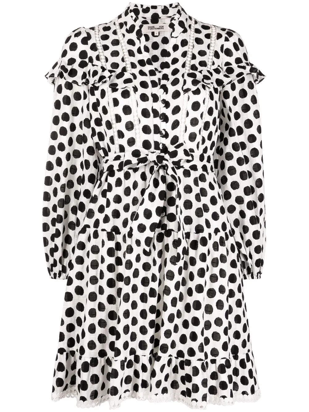 

DVF Diane von Furstenberg vestido Chicago - Blanco