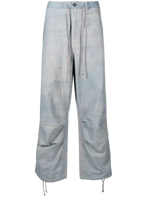 Pantaloni a gamba ampia Farfetch Uomo Abbigliamento Pantaloni e jeans Pantaloni Pantaloni a zampa Blu 