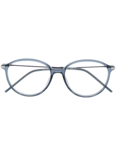 BOSS round-frame optical glasses