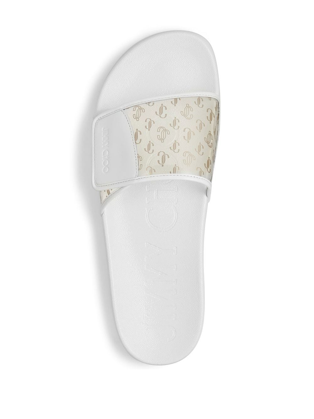 Jimmy Choo Fitz monogram-print Slides - Farfetch