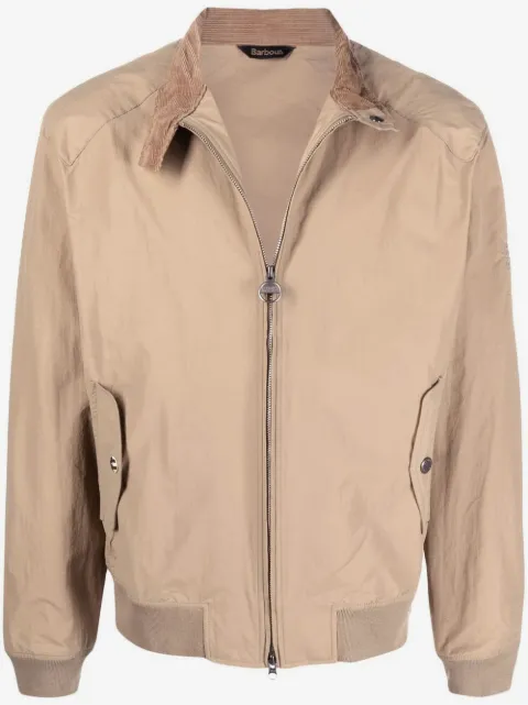 Barbour zip-up bomber jacket