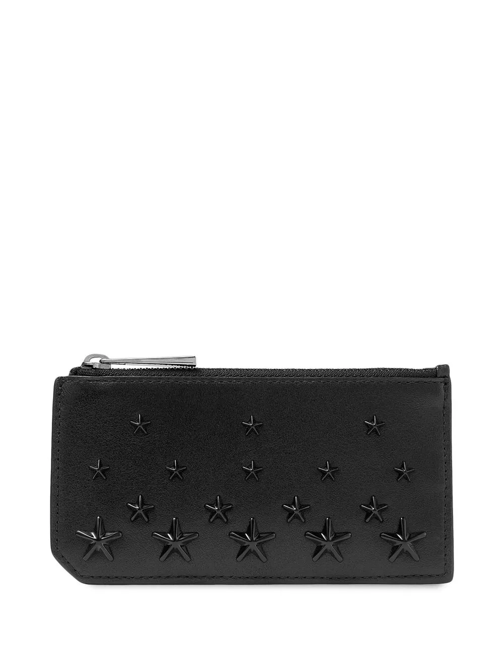 

Jimmy Choo Casey star-stud cardholder wallet - Black