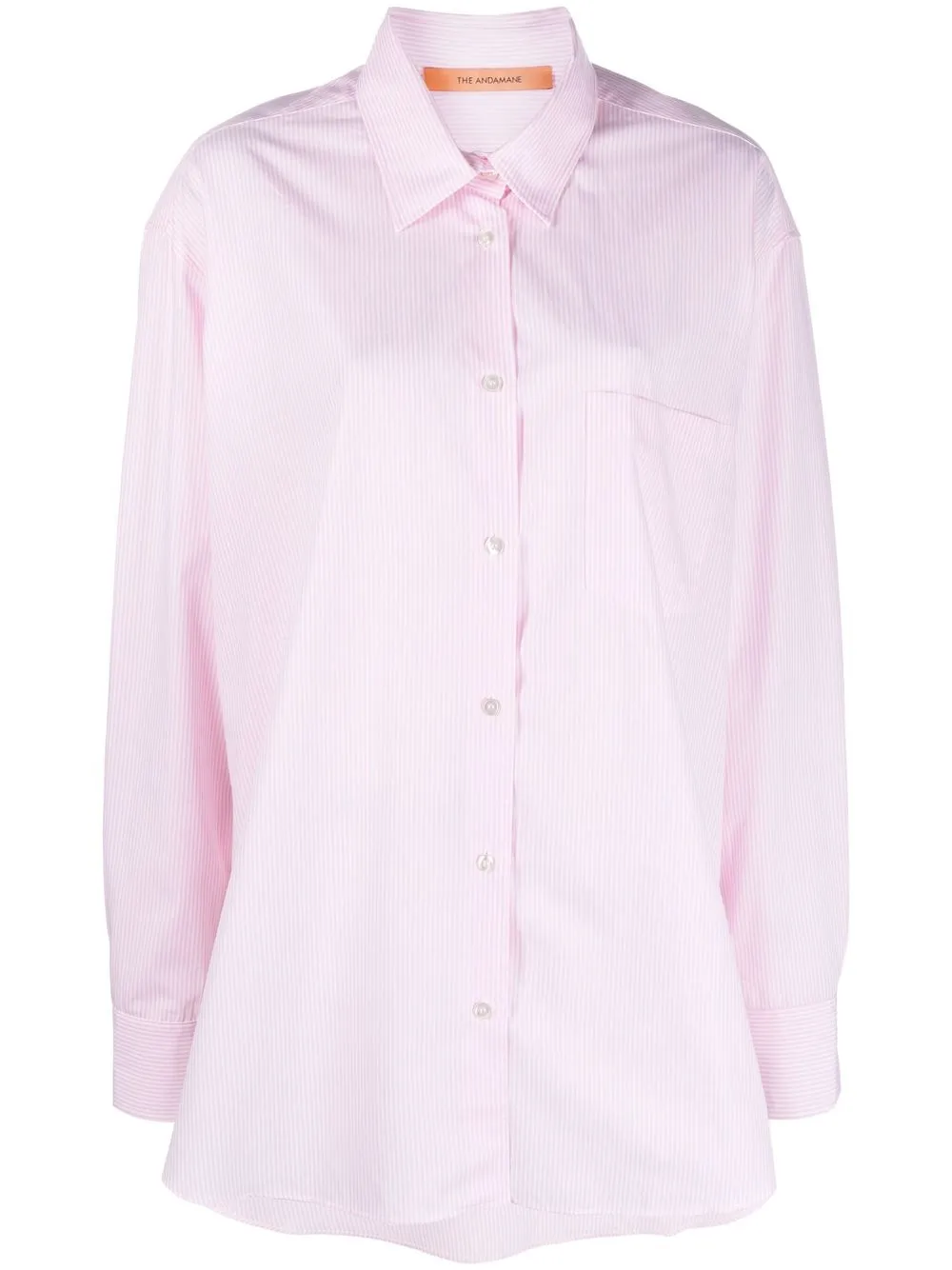 

Château Lafleur-Gazin camisa oversize de manga larga - Rosado