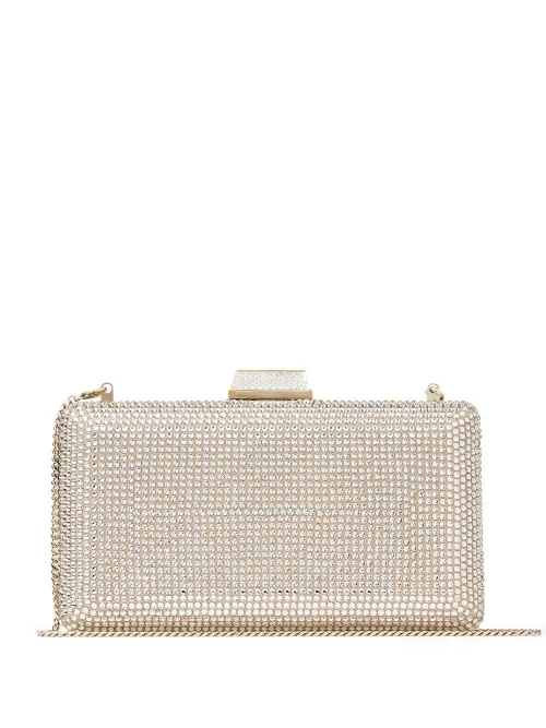 Pochette Clemmie à ornements en cristal - Jimmy Choo - Modalova