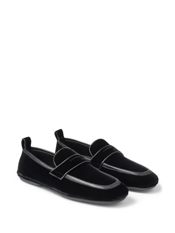 Jimmy choo velvet loafers store
