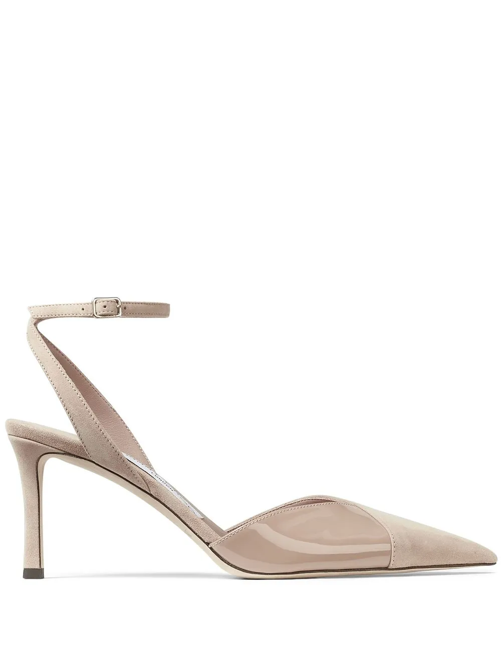 

Jimmy Choo Cassia 75mm suede pumps - Neutrals