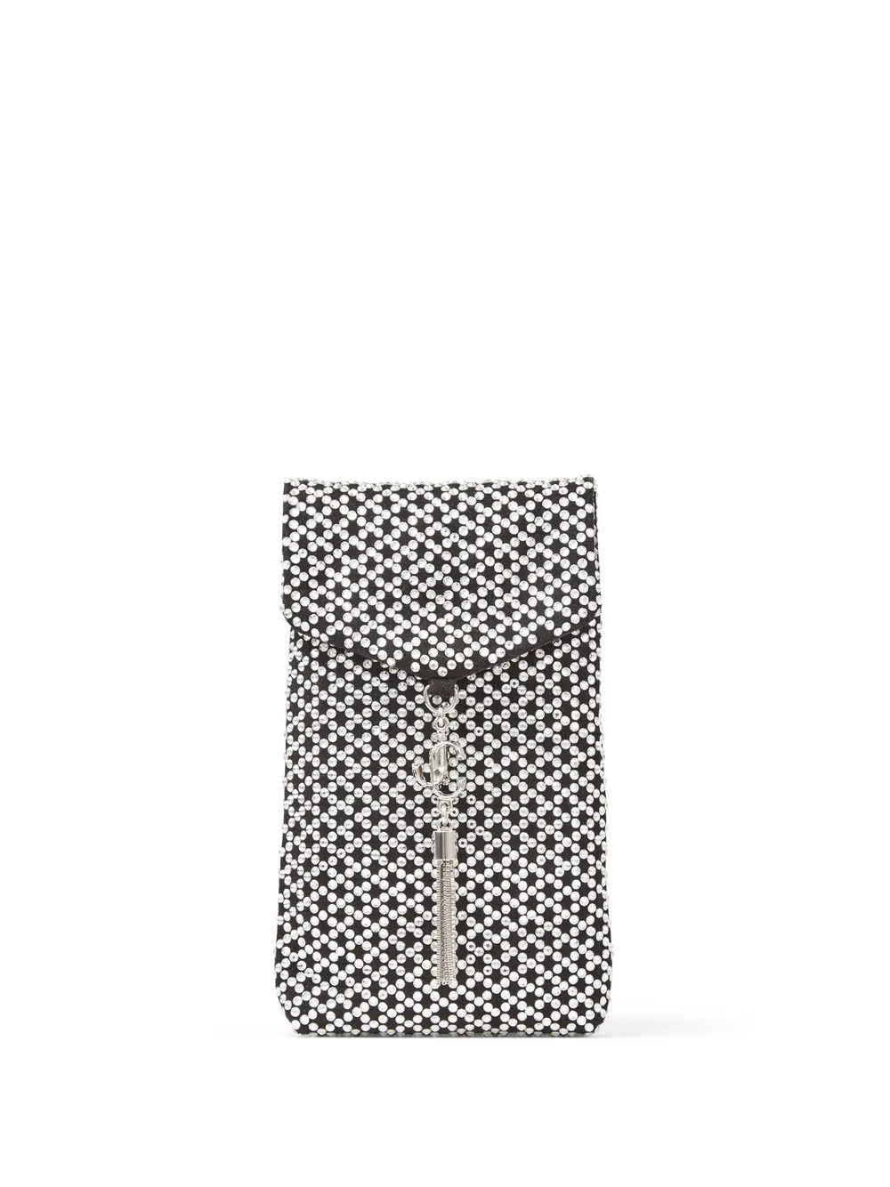 

Jimmy Choo crystal-embellished phone holder - Black