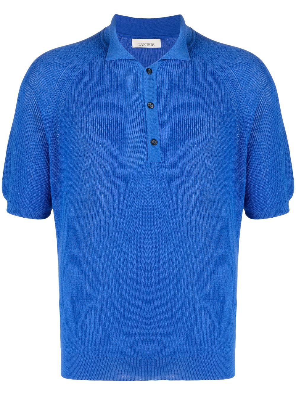 Laneus ribbed-knit Polo Shirt - Farfetch