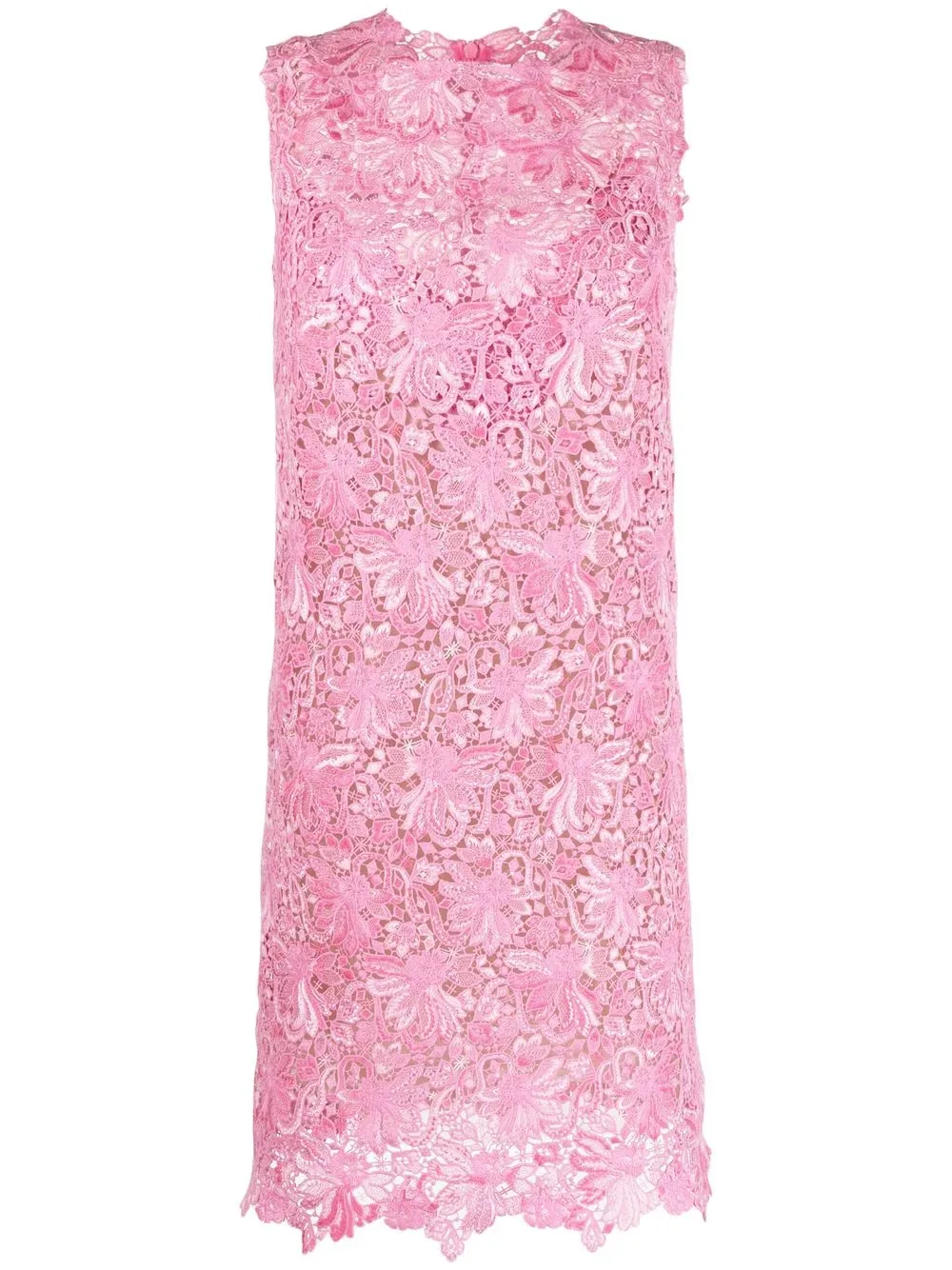 

Ermanno Scervino embroidered shift dress - Pink