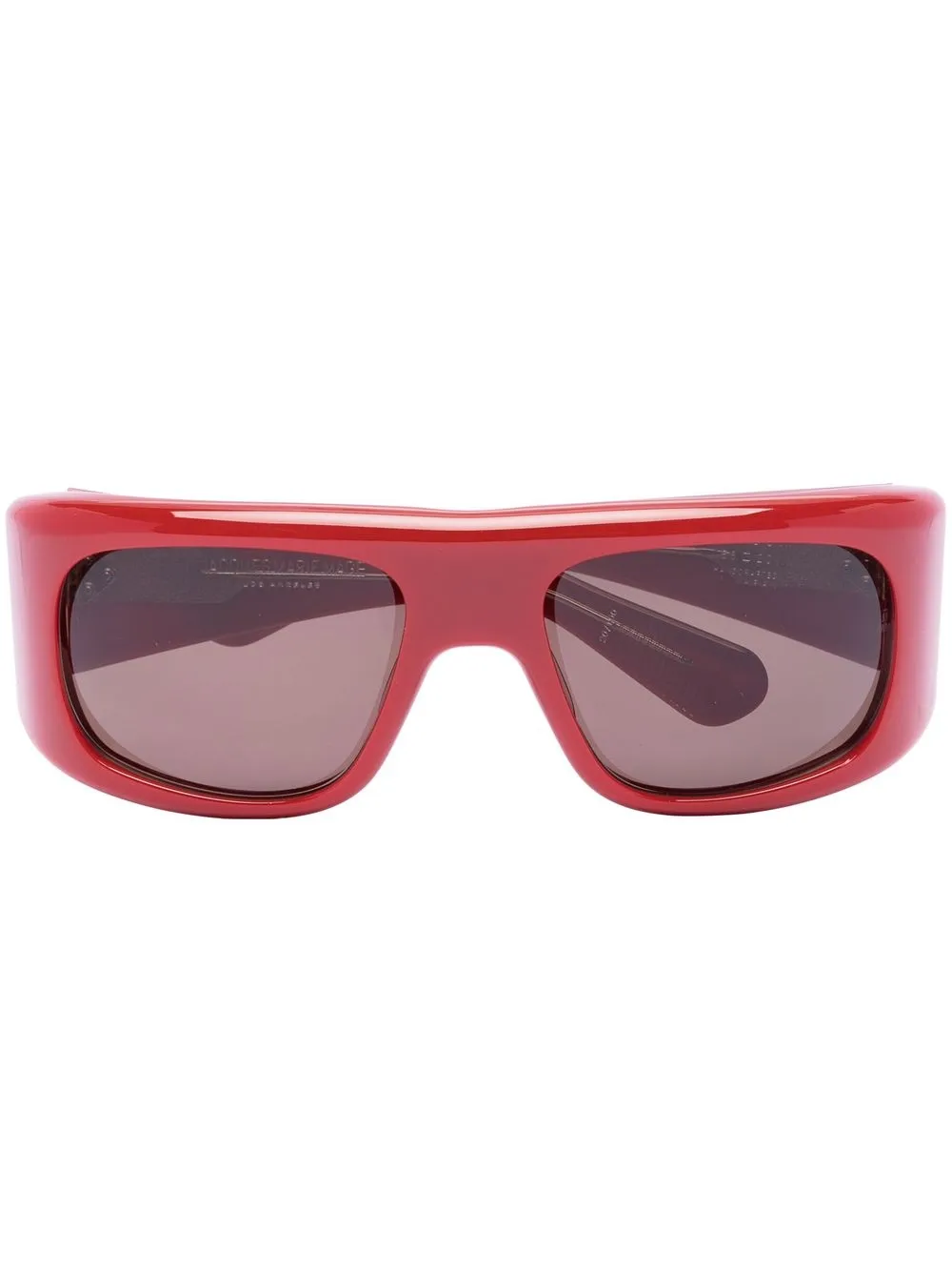 

Jacques Marie Mage oversize square-frame sunglasses - Red