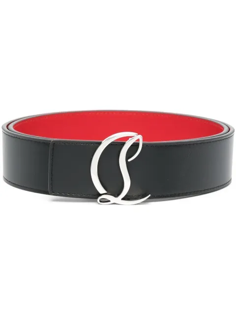 Christian Louboutin Monogram logo buckle belt