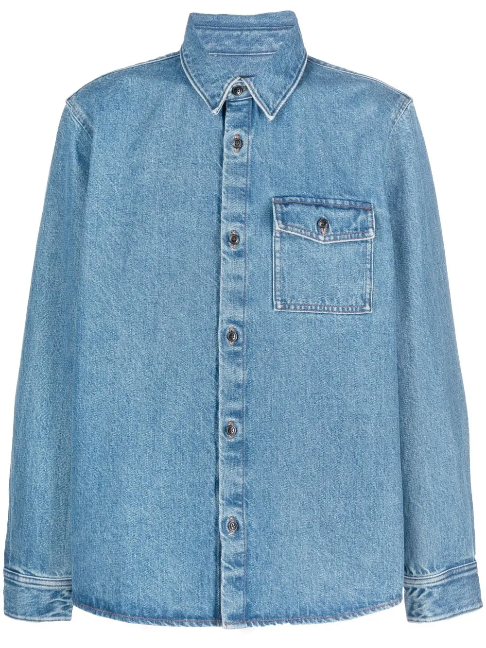 

A.P.C. long-sleeve denim shirt - Blue