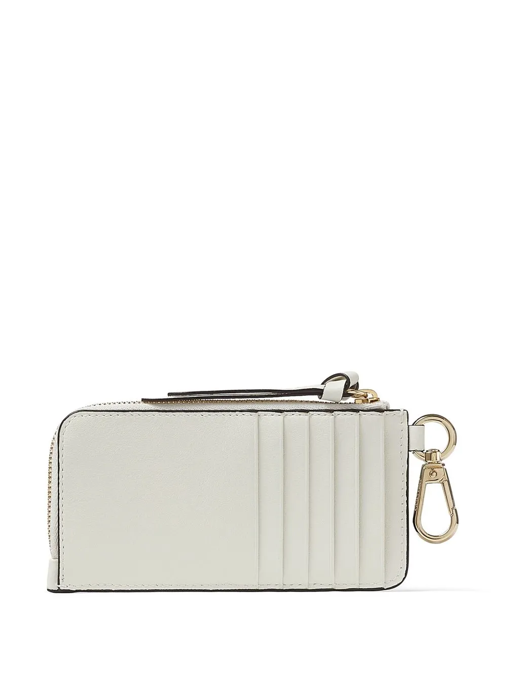 Jimmy Choo Pasjeshouder met rits - Beige