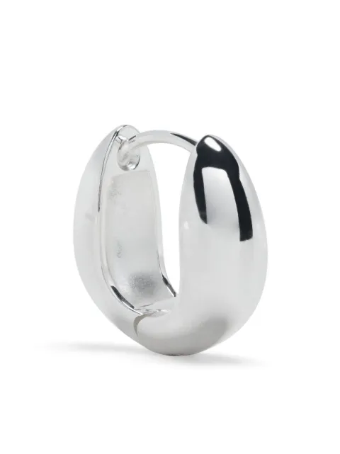 DOWER AND HALL chunky tapered hoop earring