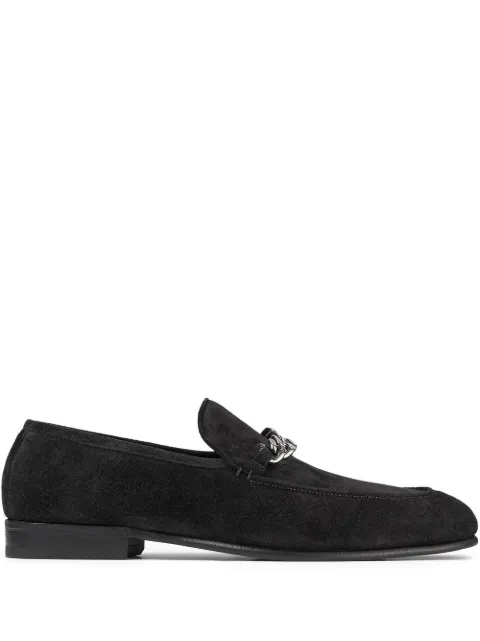 Jimmy Choo Marti Reverse suede loafers