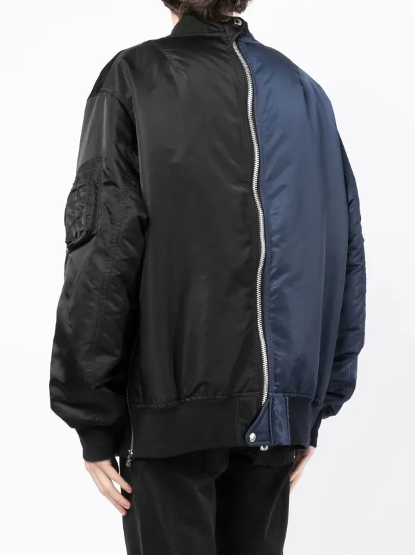 Takahiromiyashita The Soloist Oversized two-tone Flight Jacket 