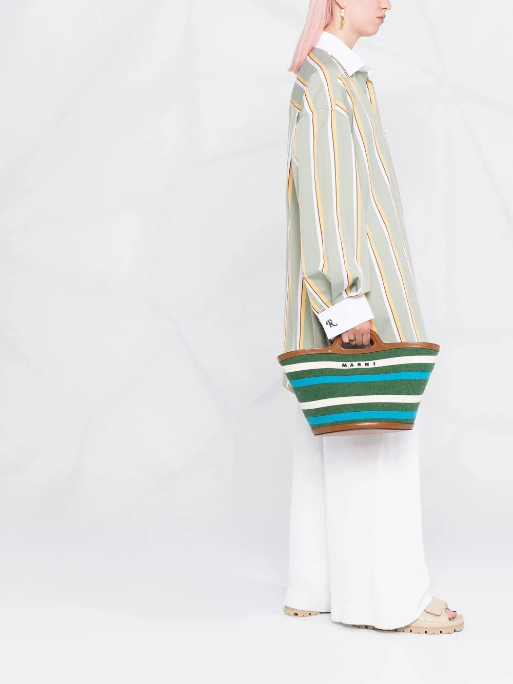 Marni Medium shopper - Groen