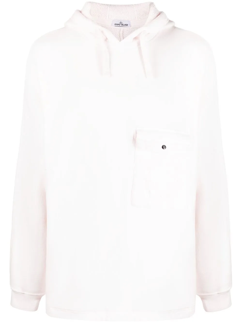 

Stone Island hoodie con logo Compass bordado - Rosado