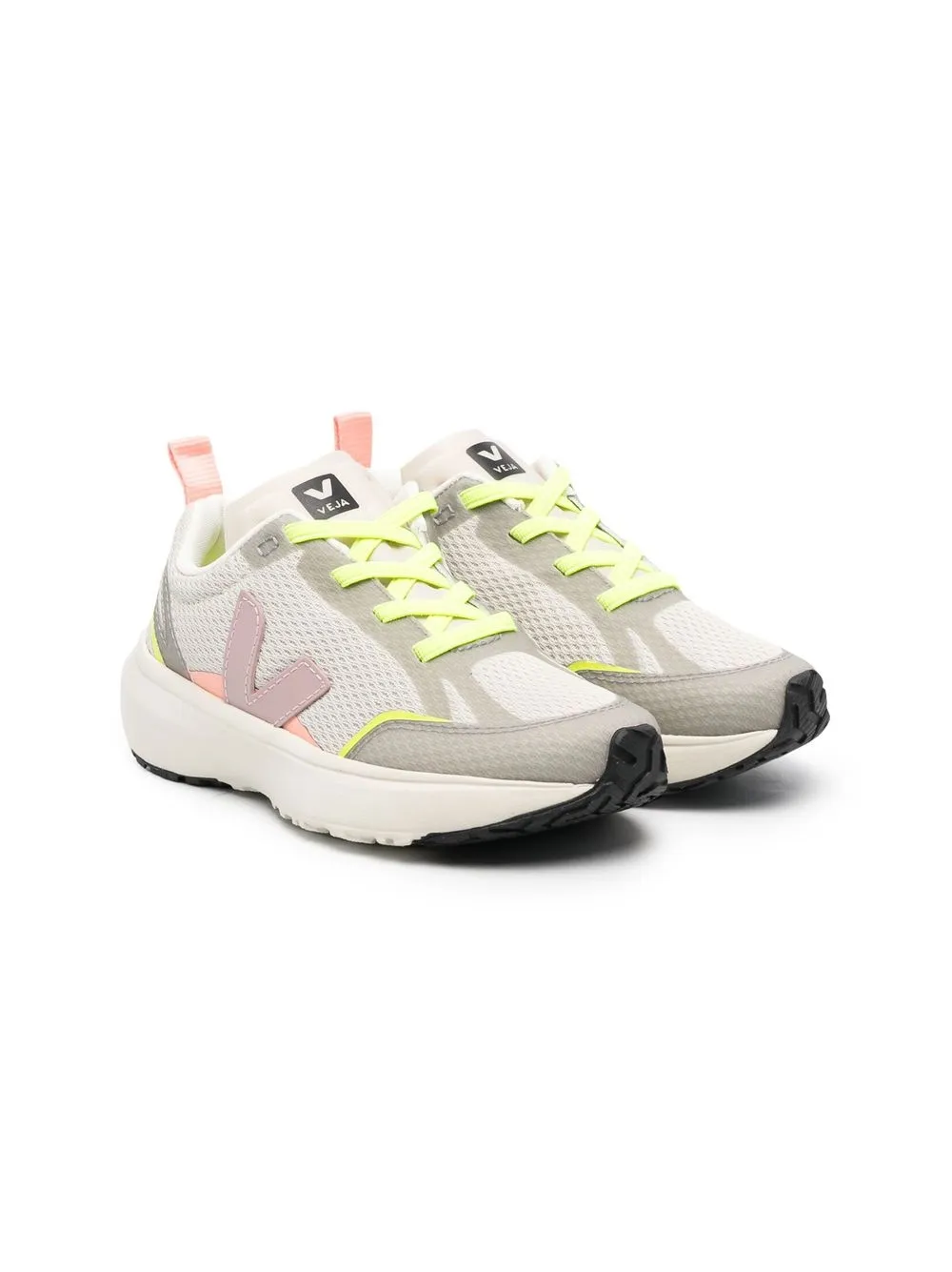 

VEJA Kids tenis bajos V-Logo - Gris