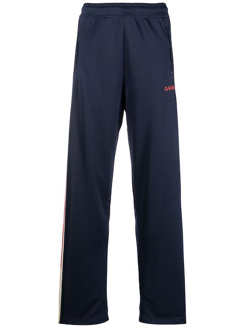 GANNI striped track trousers