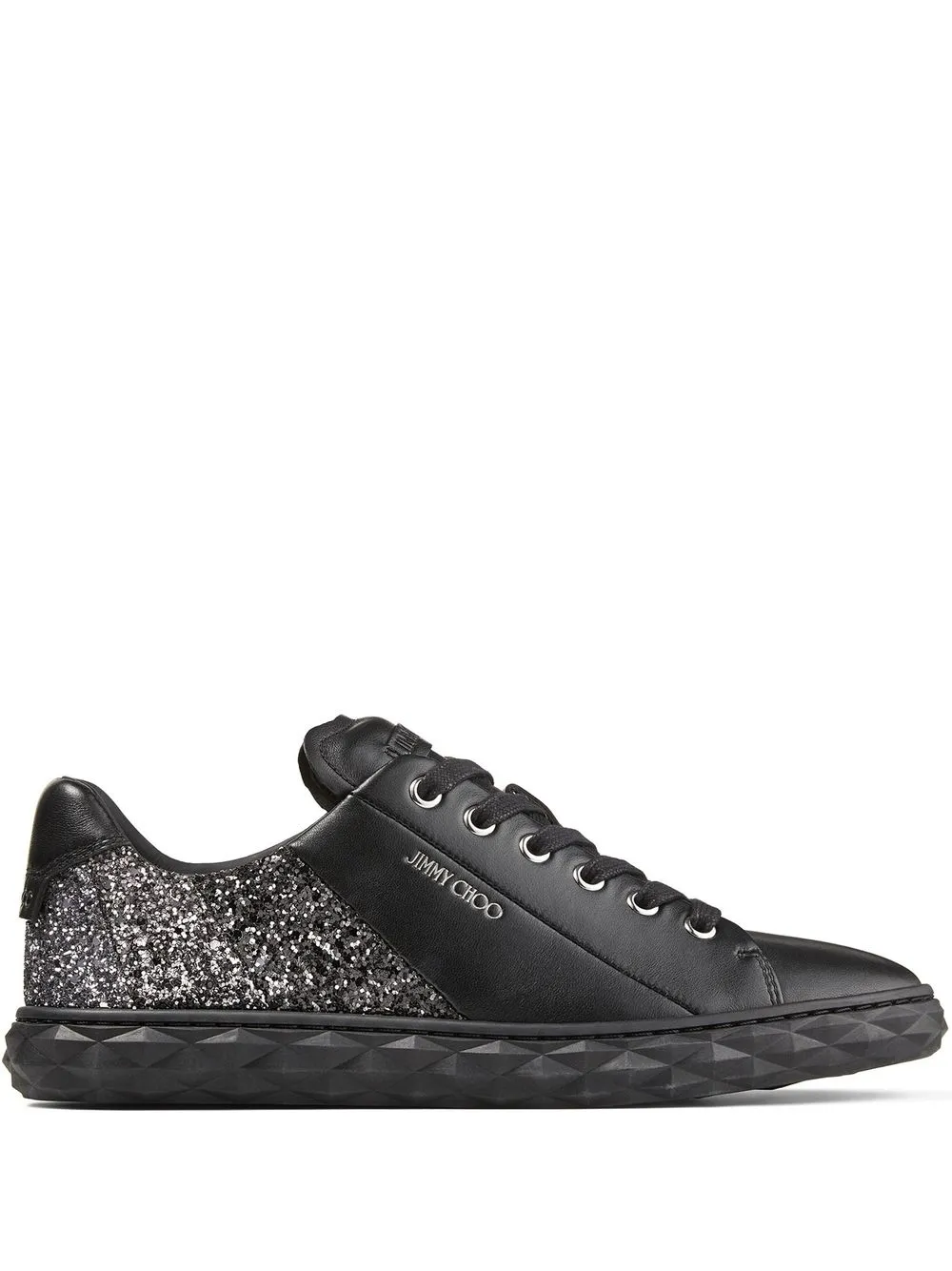 

Jimmy Choo tenis Light Diamond con glitter - BLACK