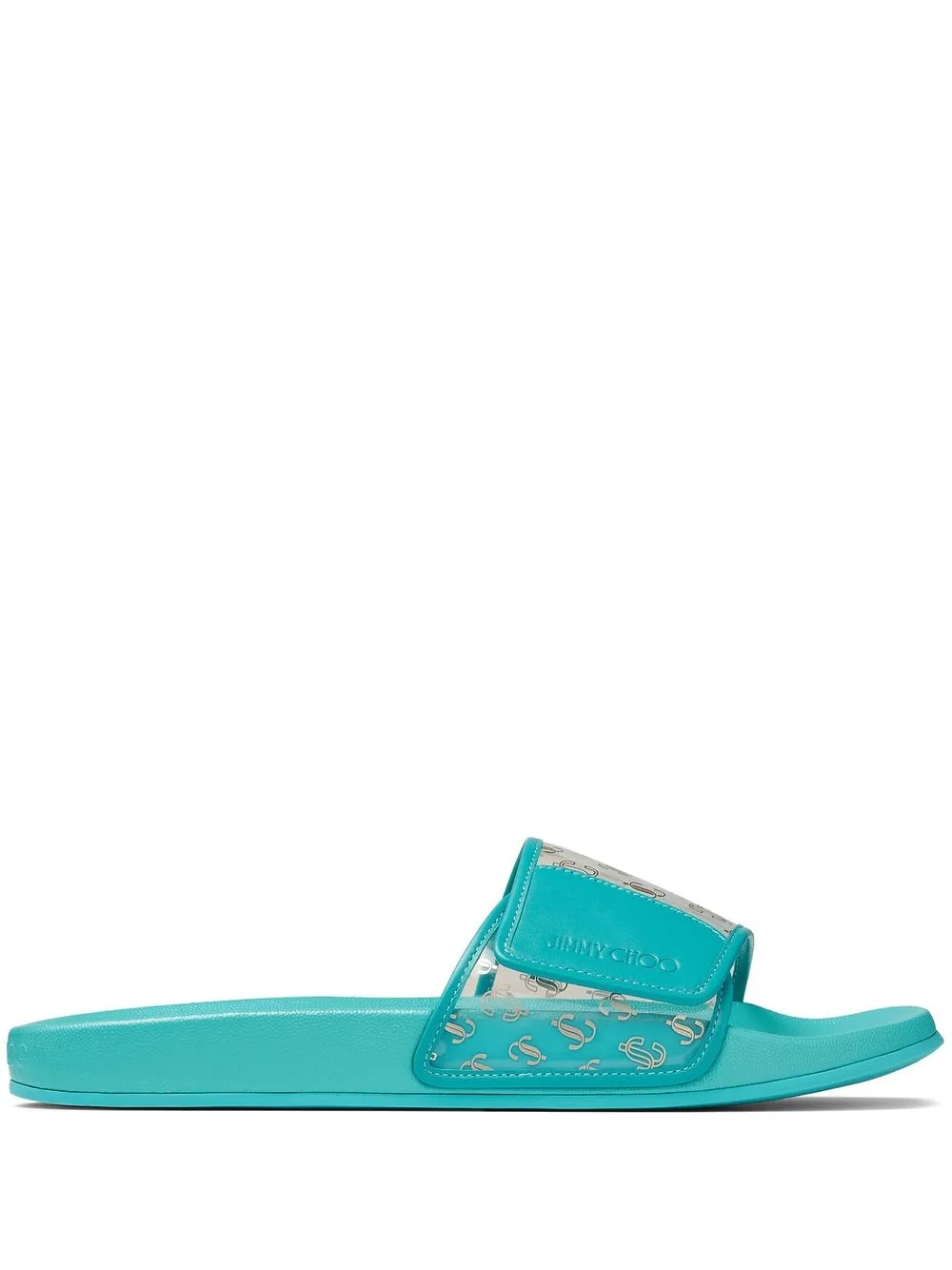 

Jimmy Choo sandalias Fitz con monograma - Azul