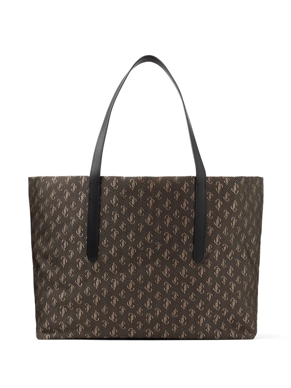 Jimmy Choo Wilmer shopper met monogramprint - Zwart