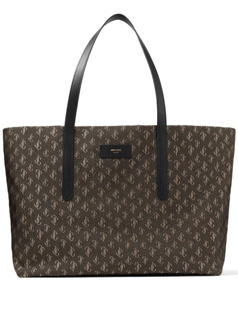 Jimmy Choo - Wilmer monogram-print tote bag