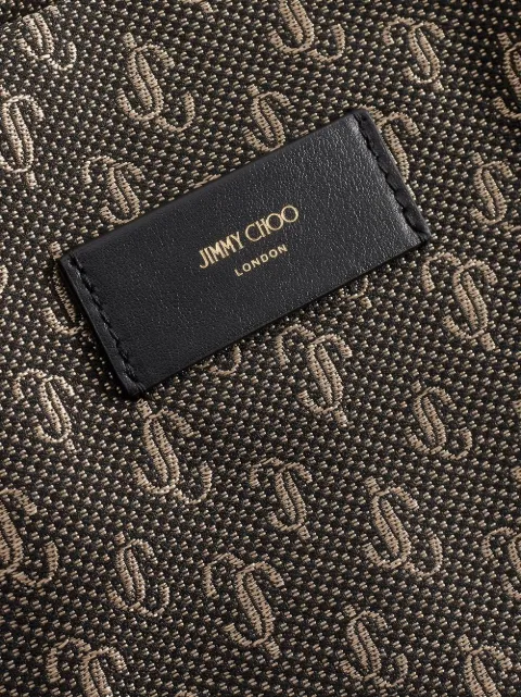 Jimmy Choo Wilmer Monogram Print Tote Bag Farfetch