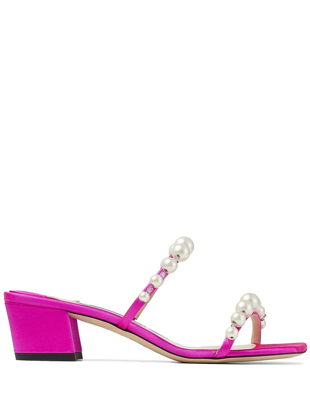 

Jimmy Choo sandalias Amara con tacón de 45mm - Rosado