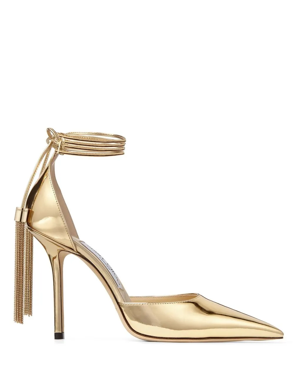 

Jimmy Choo sandalias metalizadas Eris 100 - Dorado