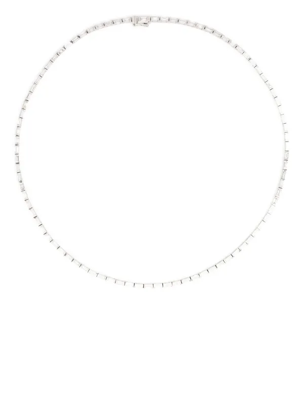 Anita Ko 18kt White Gold Baguette 