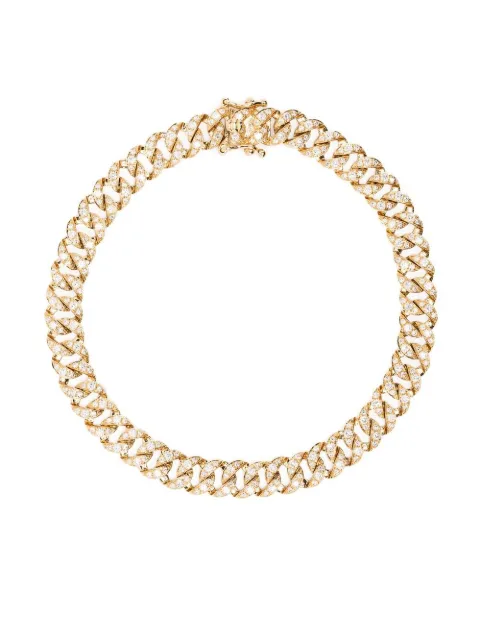 Anita Ko pulsera en oro amarillo de 18kt con diamantes