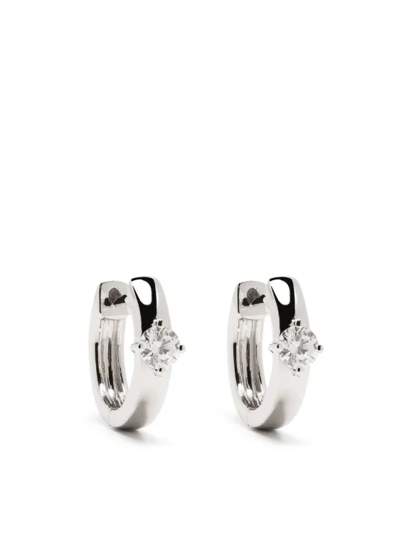 Anita ko hotsell diamond huggie earrings