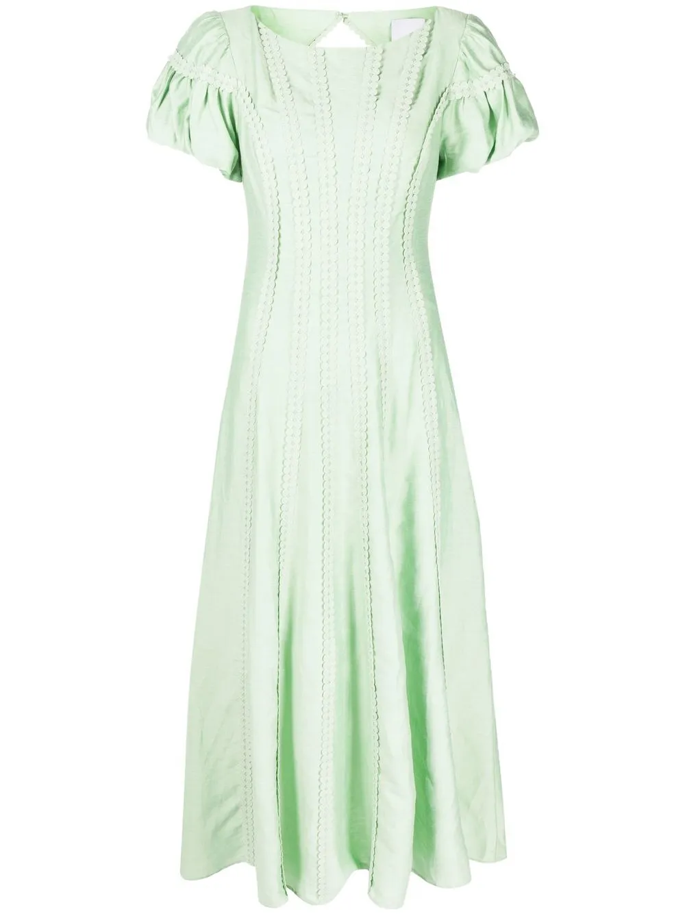 

Acler Menton ruched midi dress - Green